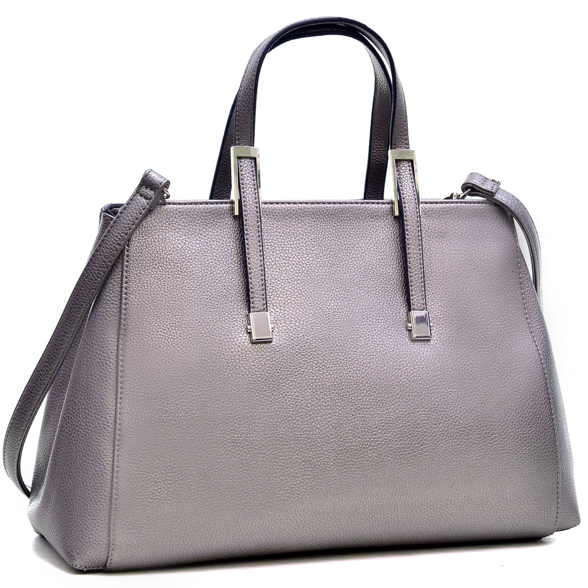 Dasein® Faux Buffalo Classic Briefcase with Removable Shoulder Strap